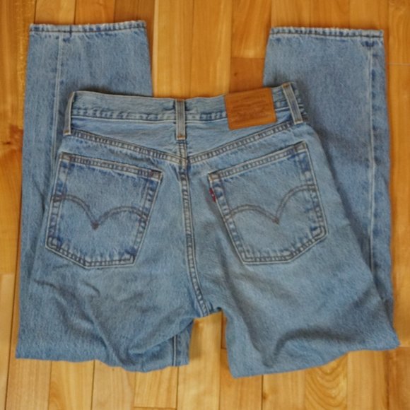 Levi's Wedgie Straight Distressed Jeans‎ Size 25 - Picture 7 of 8